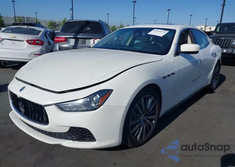 2015 Maserati Ghibli z USA, uszkodzony, nr VIN ZAM57XSA3F1159206
